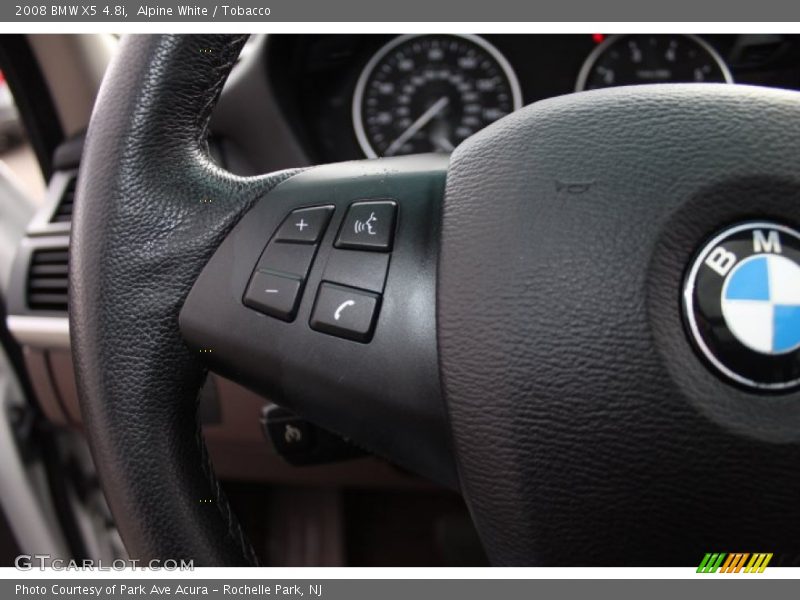 Alpine White / Tobacco 2008 BMW X5 4.8i