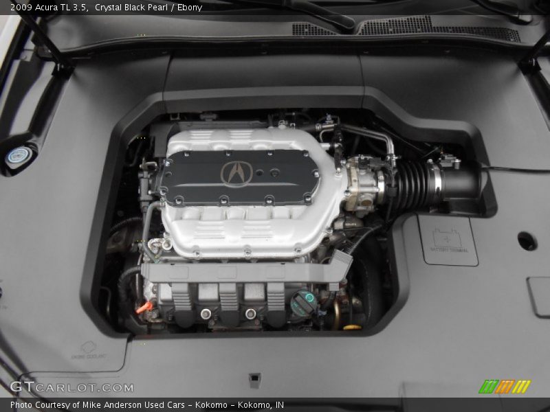 Crystal Black Pearl / Ebony 2009 Acura TL 3.5