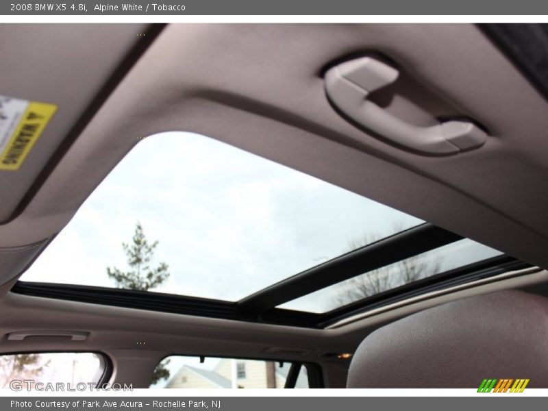 Alpine White / Tobacco 2008 BMW X5 4.8i