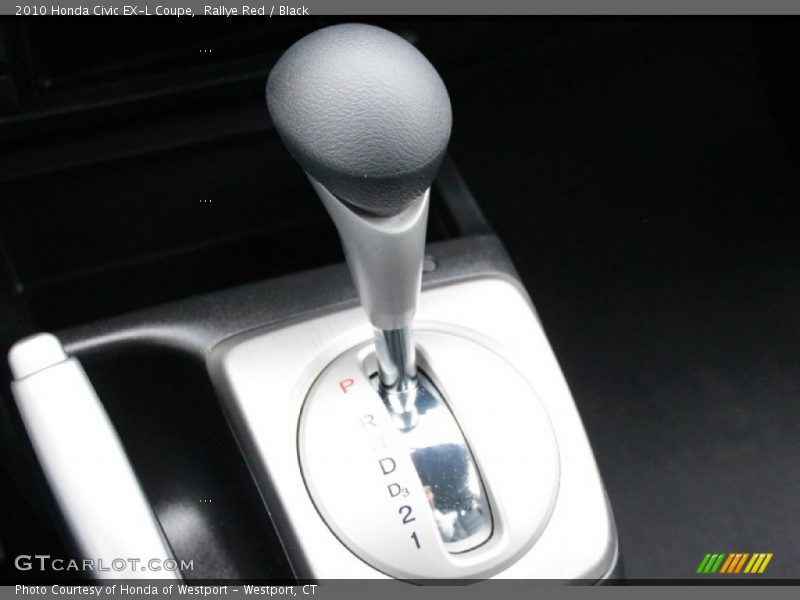 Rallye Red / Black 2010 Honda Civic EX-L Coupe