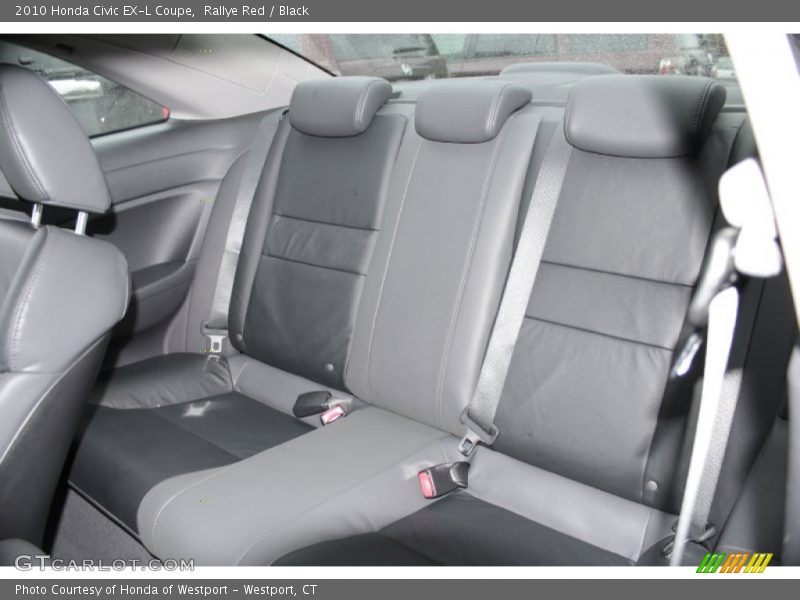 Rallye Red / Black 2010 Honda Civic EX-L Coupe