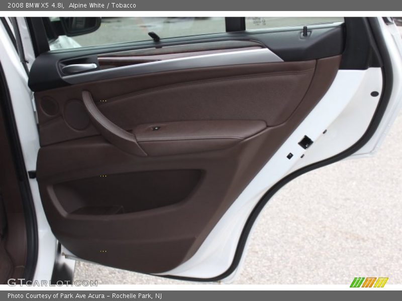 Alpine White / Tobacco 2008 BMW X5 4.8i
