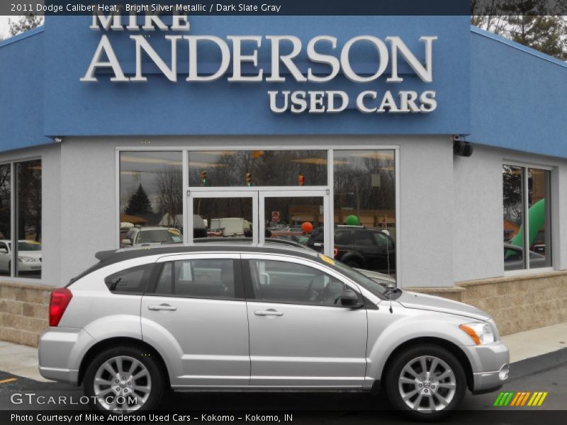 Bright Silver Metallic / Dark Slate Gray 2011 Dodge Caliber Heat