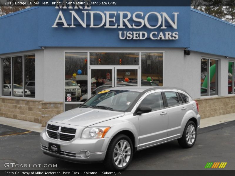 Bright Silver Metallic / Dark Slate Gray 2011 Dodge Caliber Heat