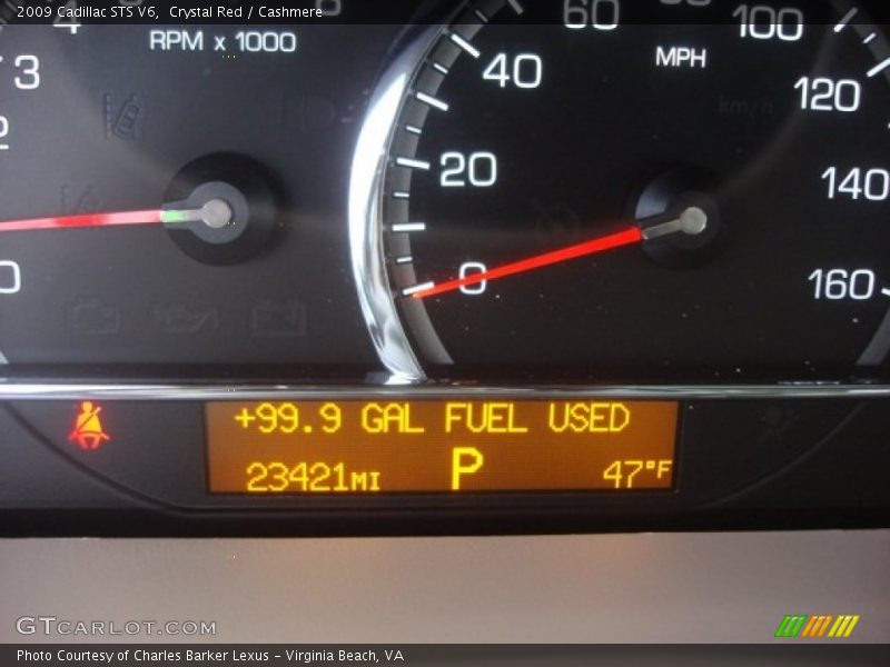 Crystal Red / Cashmere 2009 Cadillac STS V6