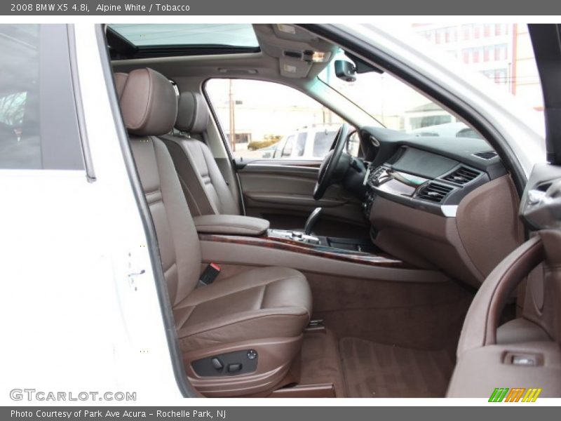 Alpine White / Tobacco 2008 BMW X5 4.8i