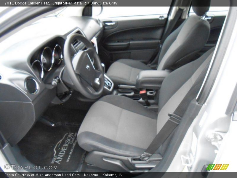 Bright Silver Metallic / Dark Slate Gray 2011 Dodge Caliber Heat