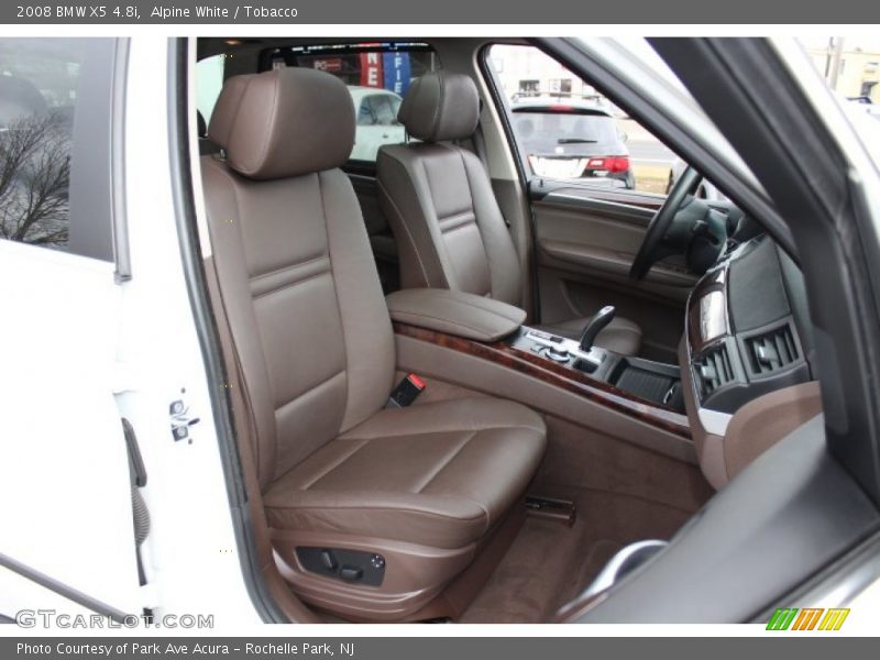 Alpine White / Tobacco 2008 BMW X5 4.8i
