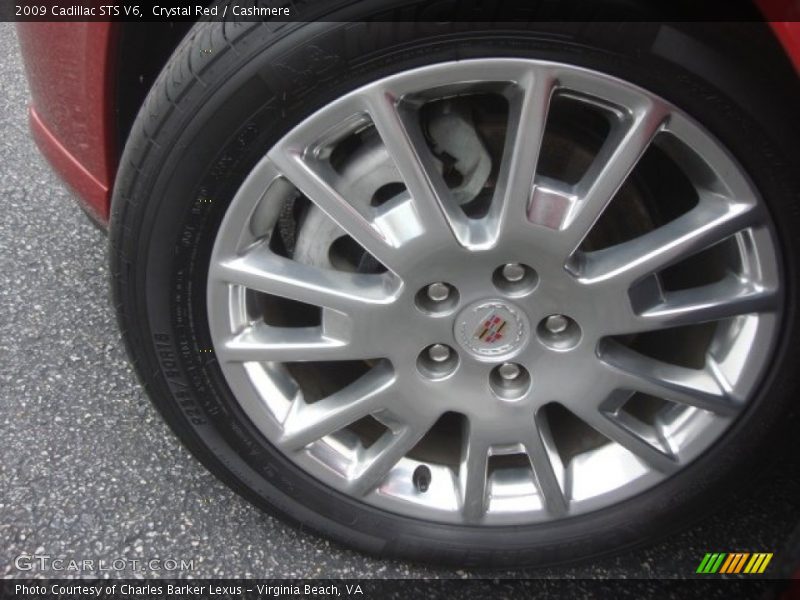 Crystal Red / Cashmere 2009 Cadillac STS V6