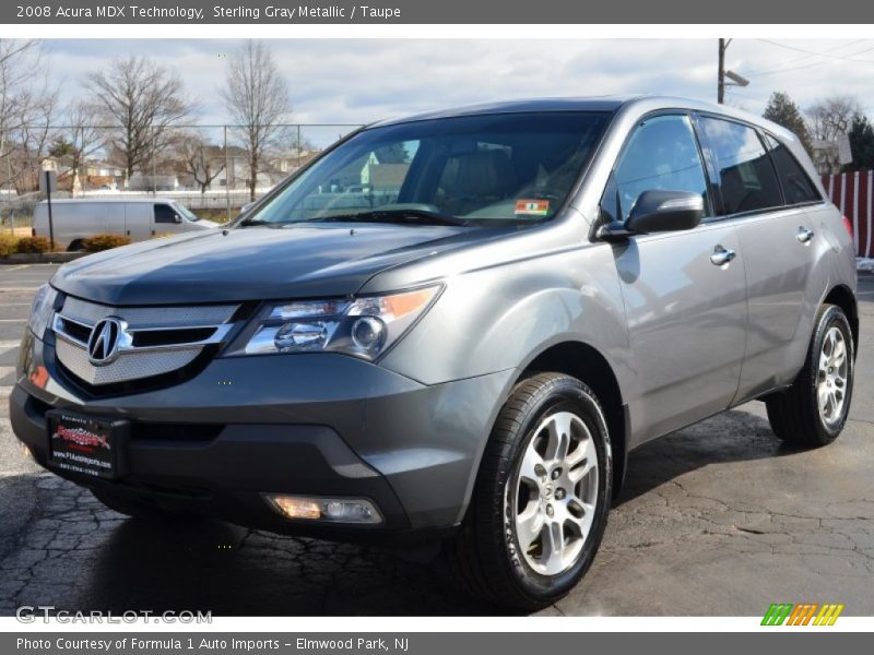 Sterling Gray Metallic / Taupe 2008 Acura MDX Technology