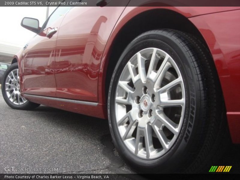 Crystal Red / Cashmere 2009 Cadillac STS V6