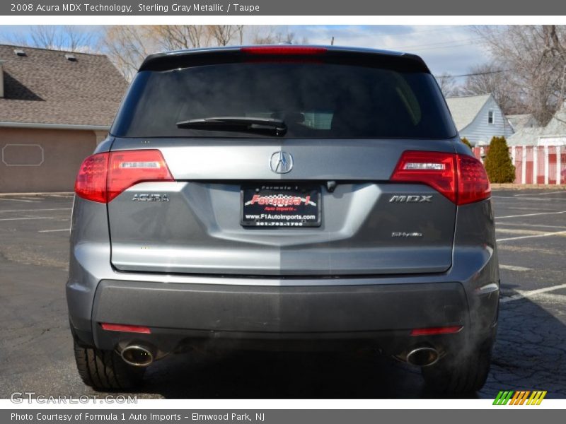 Sterling Gray Metallic / Taupe 2008 Acura MDX Technology