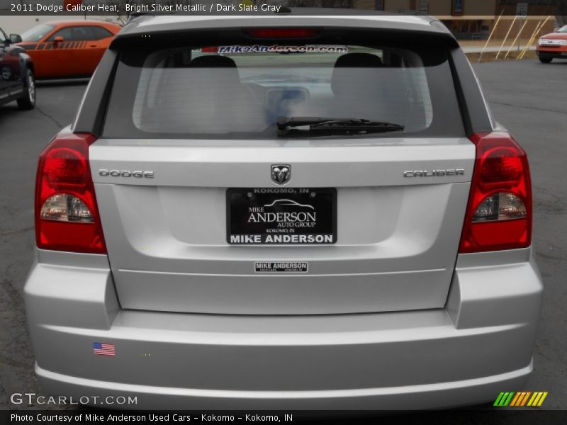 Bright Silver Metallic / Dark Slate Gray 2011 Dodge Caliber Heat