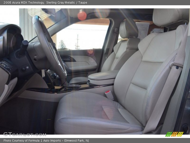 Sterling Gray Metallic / Taupe 2008 Acura MDX Technology
