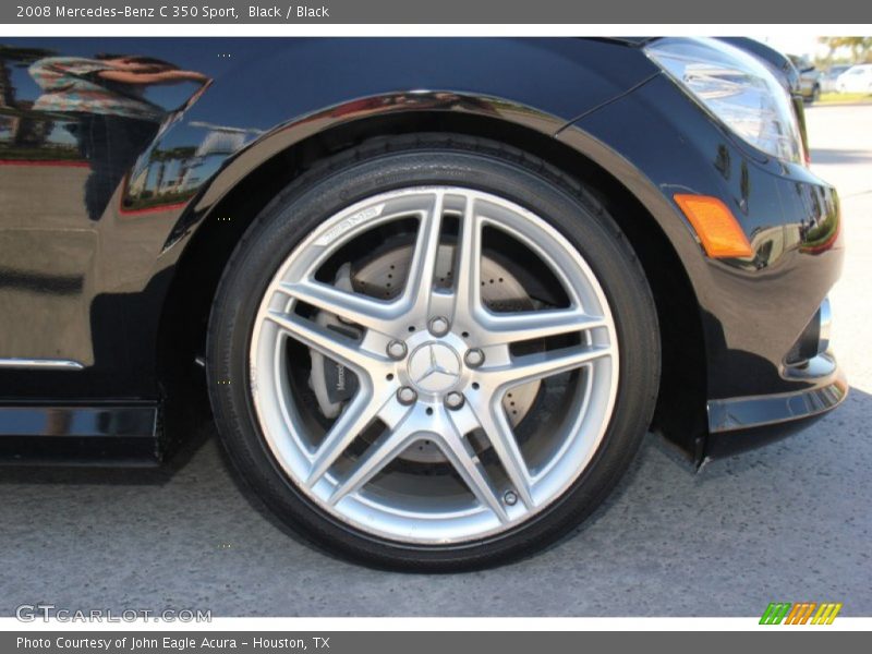 Black / Black 2008 Mercedes-Benz C 350 Sport