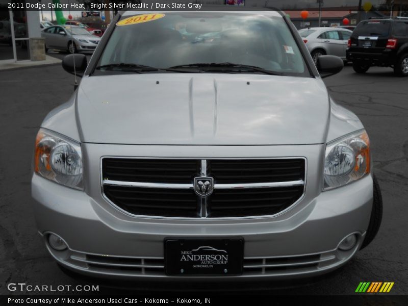 Bright Silver Metallic / Dark Slate Gray 2011 Dodge Caliber Heat