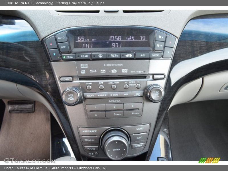 Sterling Gray Metallic / Taupe 2008 Acura MDX Technology