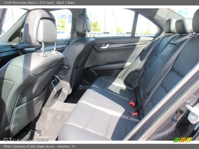 Black / Black 2008 Mercedes-Benz C 350 Sport