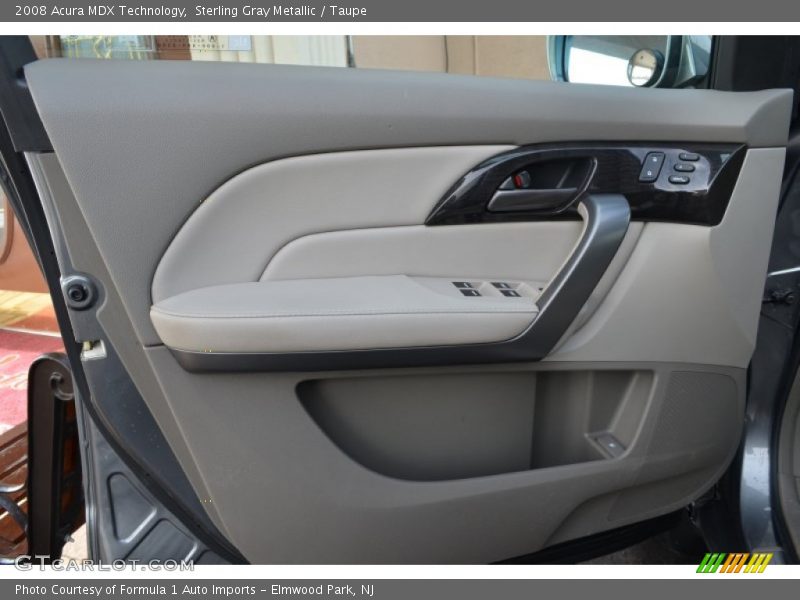 Sterling Gray Metallic / Taupe 2008 Acura MDX Technology