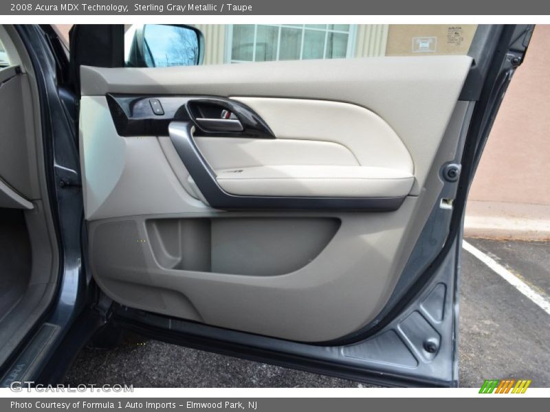 Sterling Gray Metallic / Taupe 2008 Acura MDX Technology