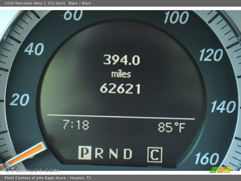 Black / Black 2008 Mercedes-Benz C 350 Sport