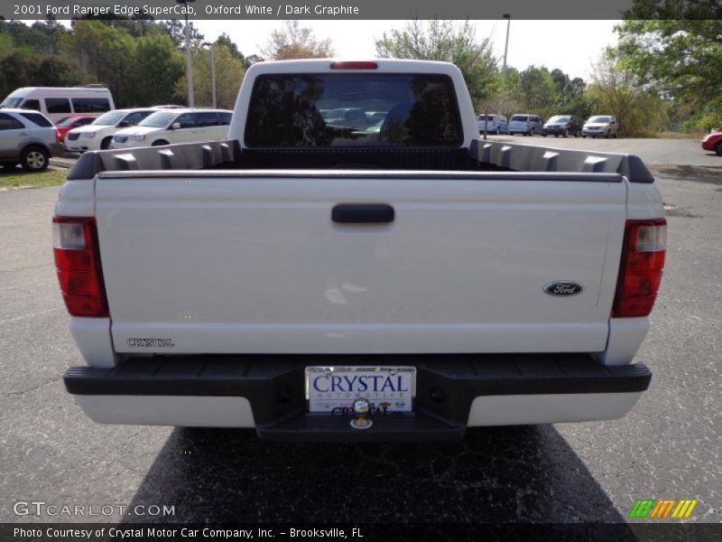 Oxford White / Dark Graphite 2001 Ford Ranger Edge SuperCab