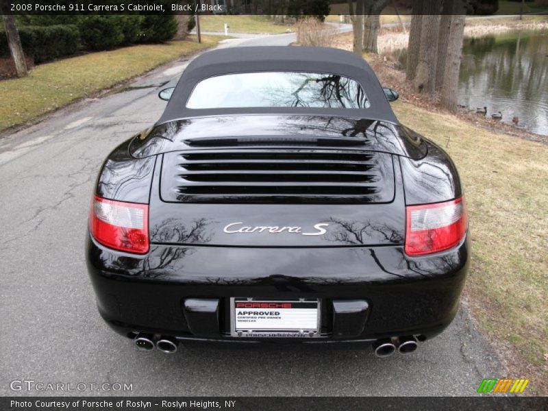 Black / Black 2008 Porsche 911 Carrera S Cabriolet