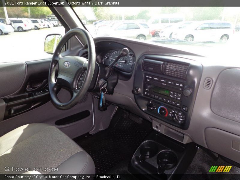 Oxford White / Dark Graphite 2001 Ford Ranger Edge SuperCab