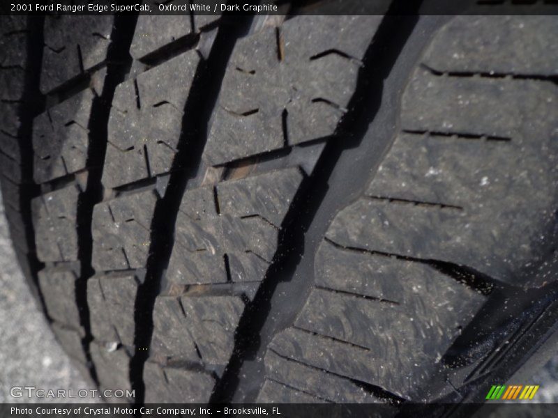 Oxford White / Dark Graphite 2001 Ford Ranger Edge SuperCab