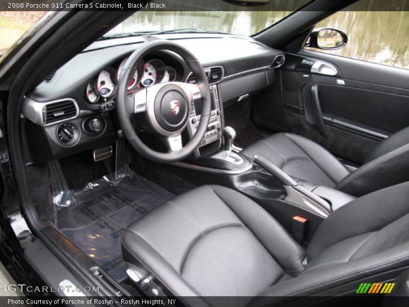  2008 911 Carrera S Cabriolet Black Interior