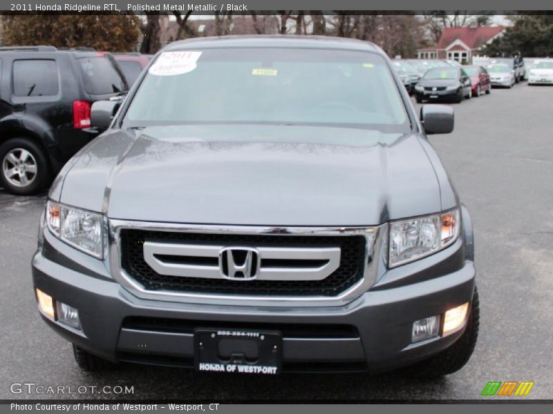 Polished Metal Metallic / Black 2011 Honda Ridgeline RTL