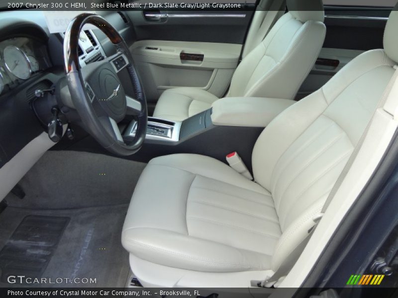 Steel Blue Metallic / Dark Slate Gray/Light Graystone 2007 Chrysler 300 C HEMI