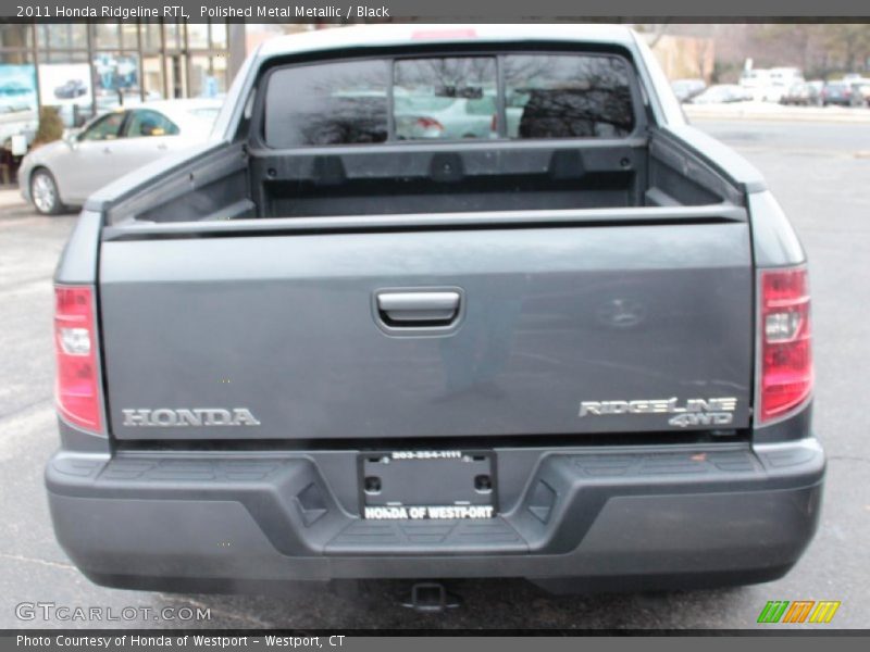 Polished Metal Metallic / Black 2011 Honda Ridgeline RTL