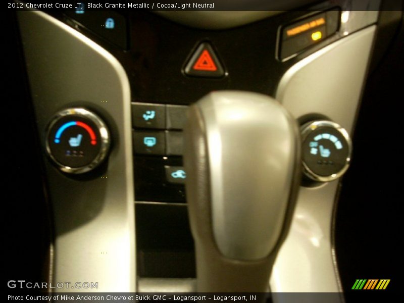 Black Granite Metallic / Cocoa/Light Neutral 2012 Chevrolet Cruze LT