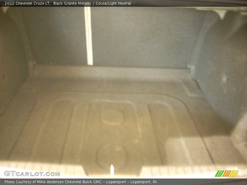 Black Granite Metallic / Cocoa/Light Neutral 2012 Chevrolet Cruze LT