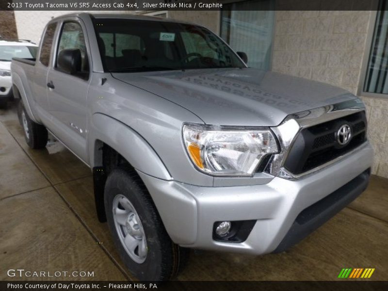 Silver Streak Mica / Graphite 2013 Toyota Tacoma V6 SR5 Access Cab 4x4