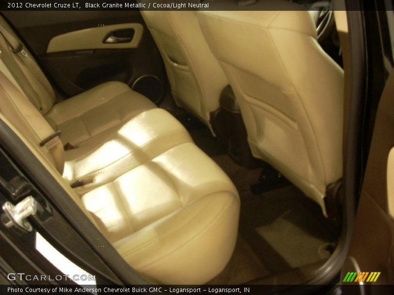 Black Granite Metallic / Cocoa/Light Neutral 2012 Chevrolet Cruze LT