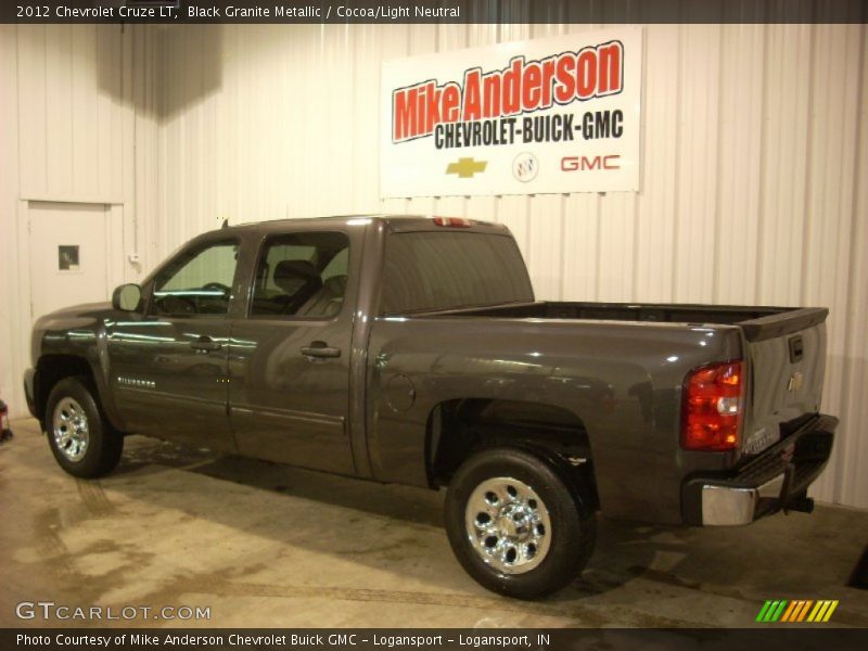 Black Granite Metallic / Cocoa/Light Neutral 2012 Chevrolet Cruze LT