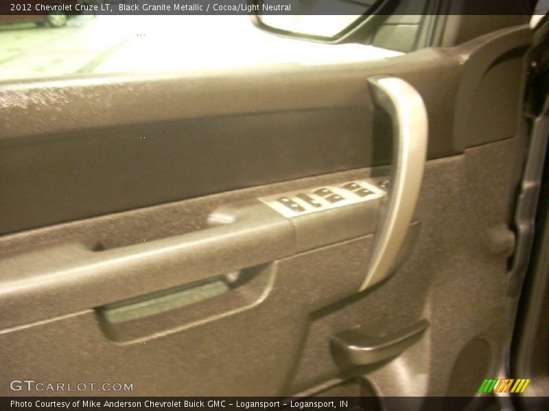 Black Granite Metallic / Cocoa/Light Neutral 2012 Chevrolet Cruze LT