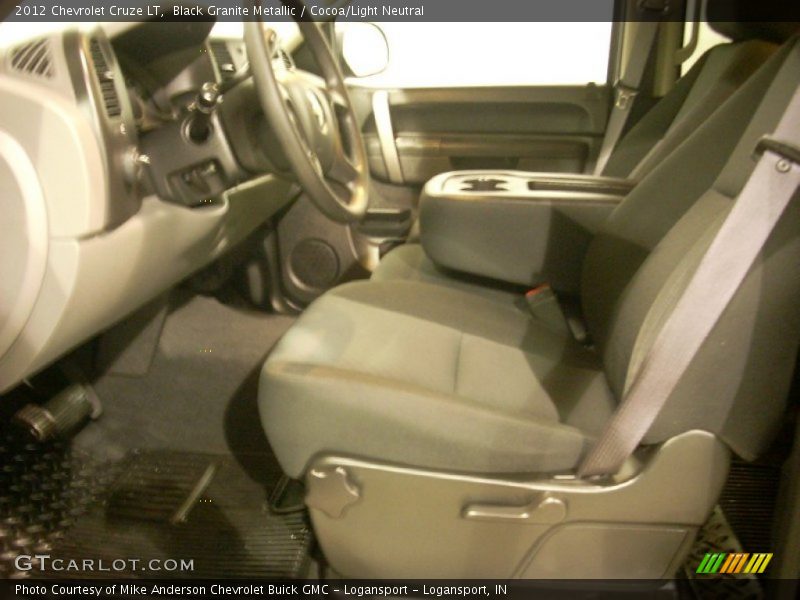 Black Granite Metallic / Cocoa/Light Neutral 2012 Chevrolet Cruze LT