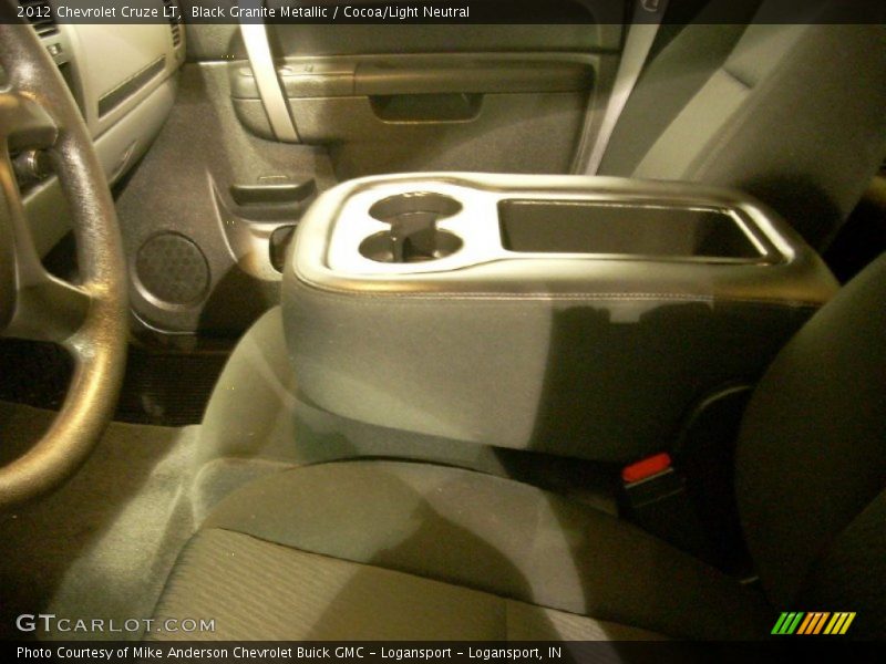 Black Granite Metallic / Cocoa/Light Neutral 2012 Chevrolet Cruze LT