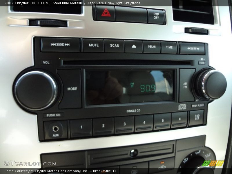Steel Blue Metallic / Dark Slate Gray/Light Graystone 2007 Chrysler 300 C HEMI