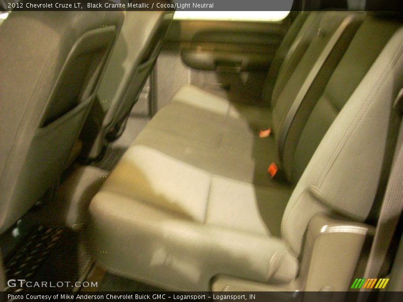 Black Granite Metallic / Cocoa/Light Neutral 2012 Chevrolet Cruze LT