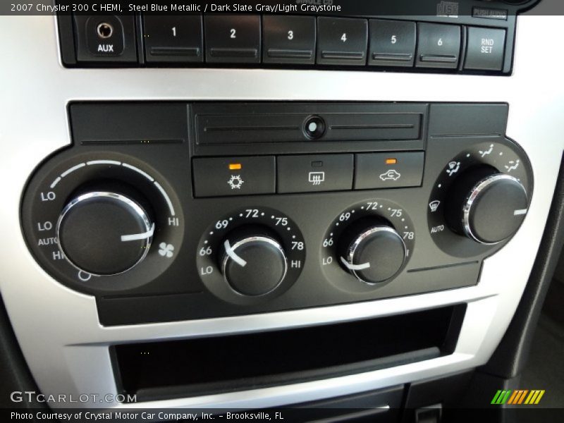 Steel Blue Metallic / Dark Slate Gray/Light Graystone 2007 Chrysler 300 C HEMI