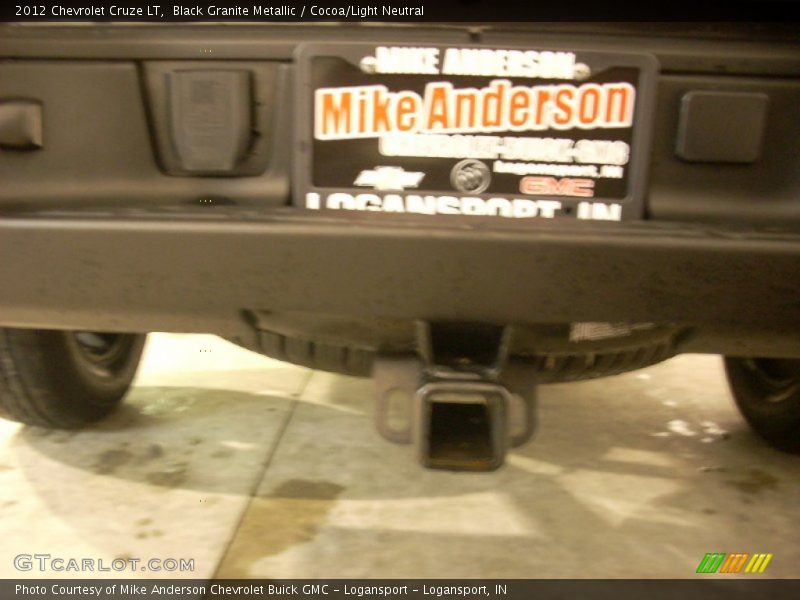 Black Granite Metallic / Cocoa/Light Neutral 2012 Chevrolet Cruze LT