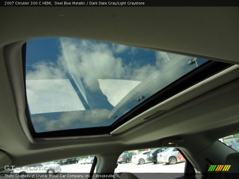 Steel Blue Metallic / Dark Slate Gray/Light Graystone 2007 Chrysler 300 C HEMI