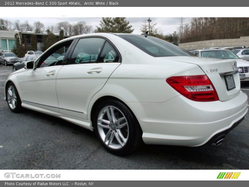 Arctic White / Black 2012 Mercedes-Benz C 300 Sport 4Matic