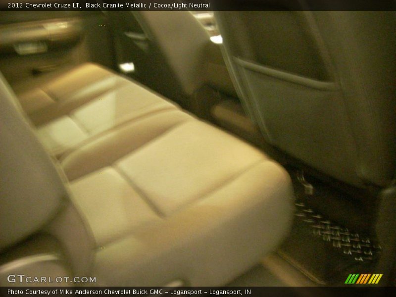 Black Granite Metallic / Cocoa/Light Neutral 2012 Chevrolet Cruze LT