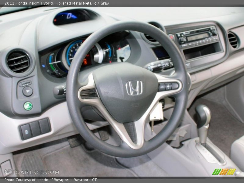 Polished Metal Metallic / Gray 2011 Honda Insight Hybrid
