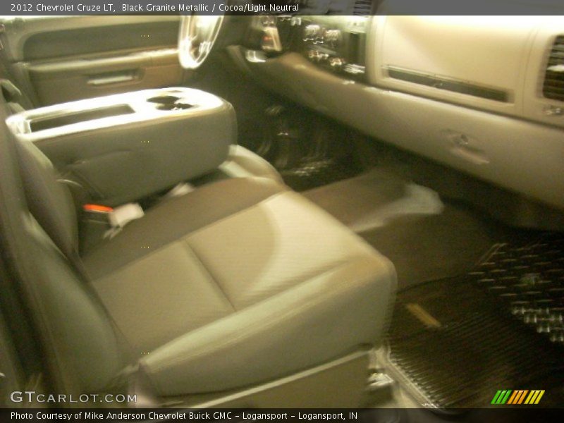 Black Granite Metallic / Cocoa/Light Neutral 2012 Chevrolet Cruze LT